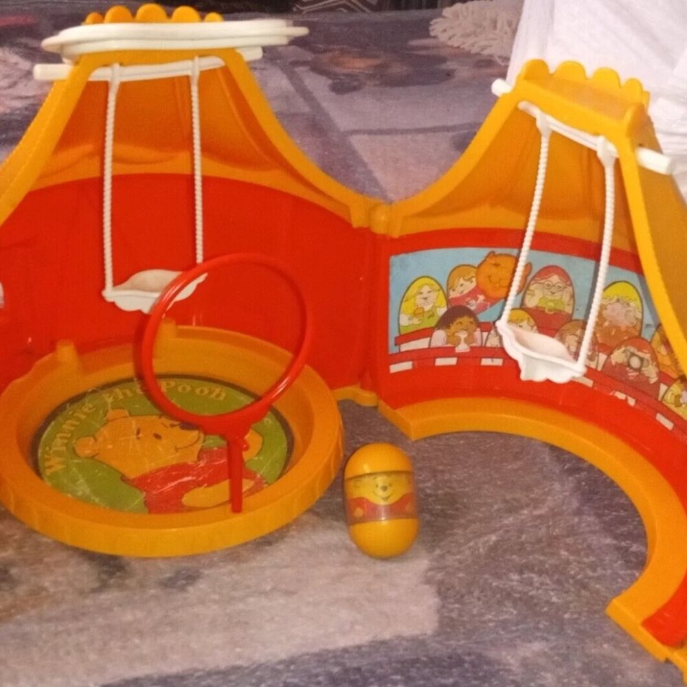 Vintage Weebles Winnie The Pooh Circus 80s